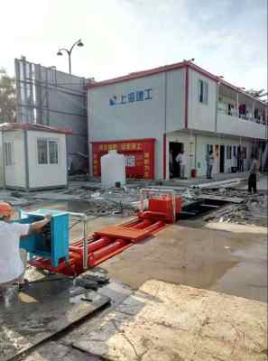 杭州工地大門沖洗平臺 蚌山工地洗車槽